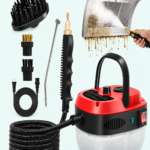 Portable High Pressure Steam Cleaner with 9-Piece Accessories for Home and Car Cleaning